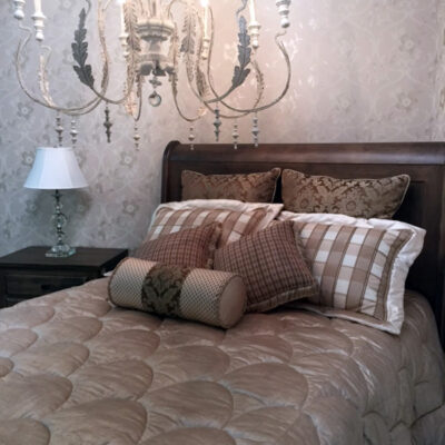 Custom Comforter and Pillows