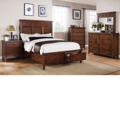 Mango Bedroom set made by Winners Only display the whole collection