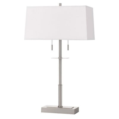 California Lighting > Modern Lamp w/ White Shade