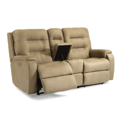 Arlo Loveseat Console | Flexsteel in Michigan | Fenton Home Furnishings.