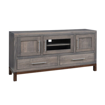 TV Stand Modern | Amish Furniture in Michigan | Fenton Home Furnishings