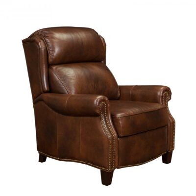 Pushback Leather Recliner