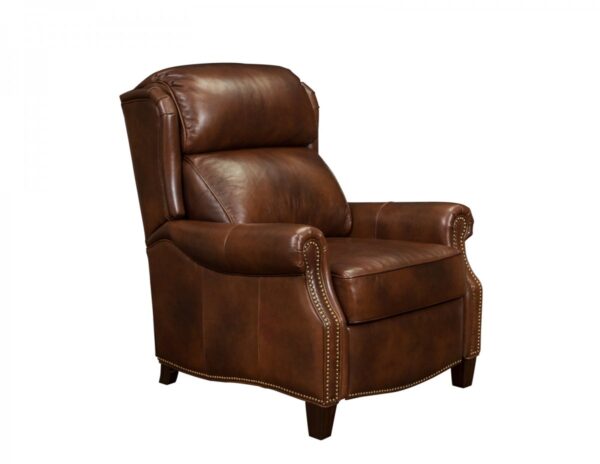 Pushback Leather Recliner
