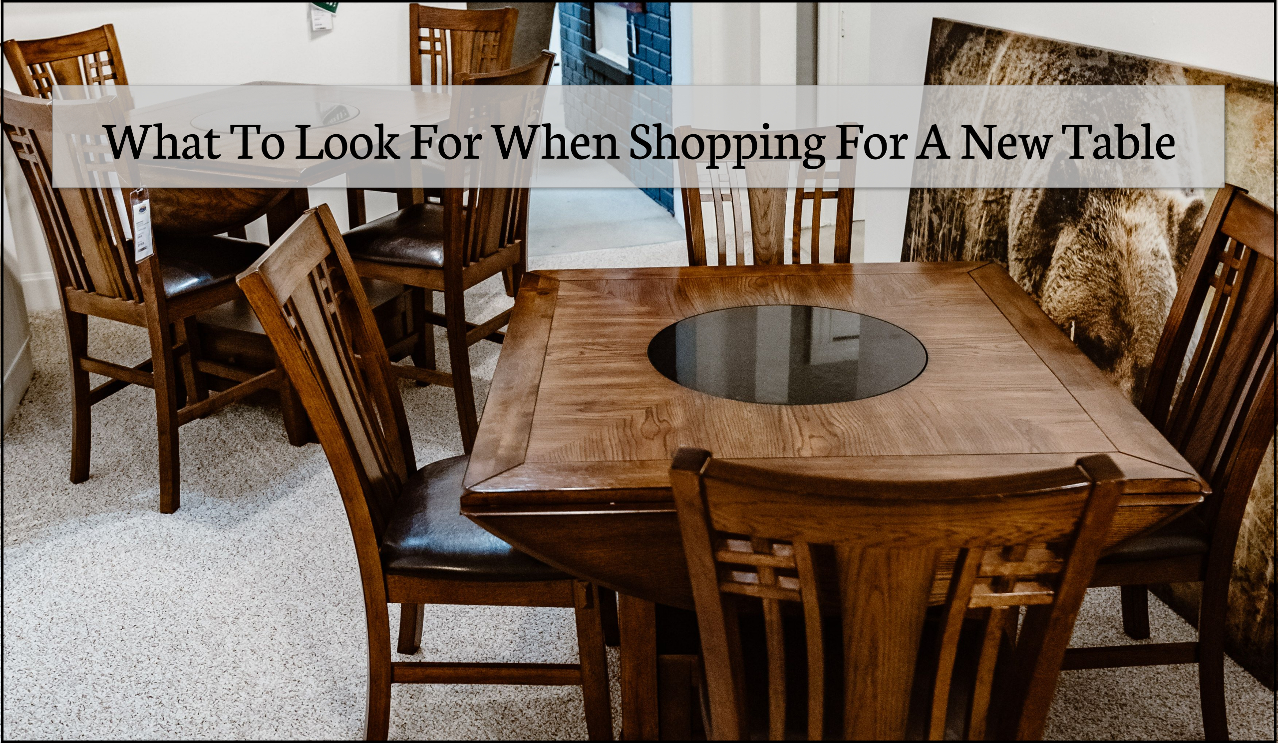 Shopping For A New Table For Sale | Furniture Stores In Michigan | Amish