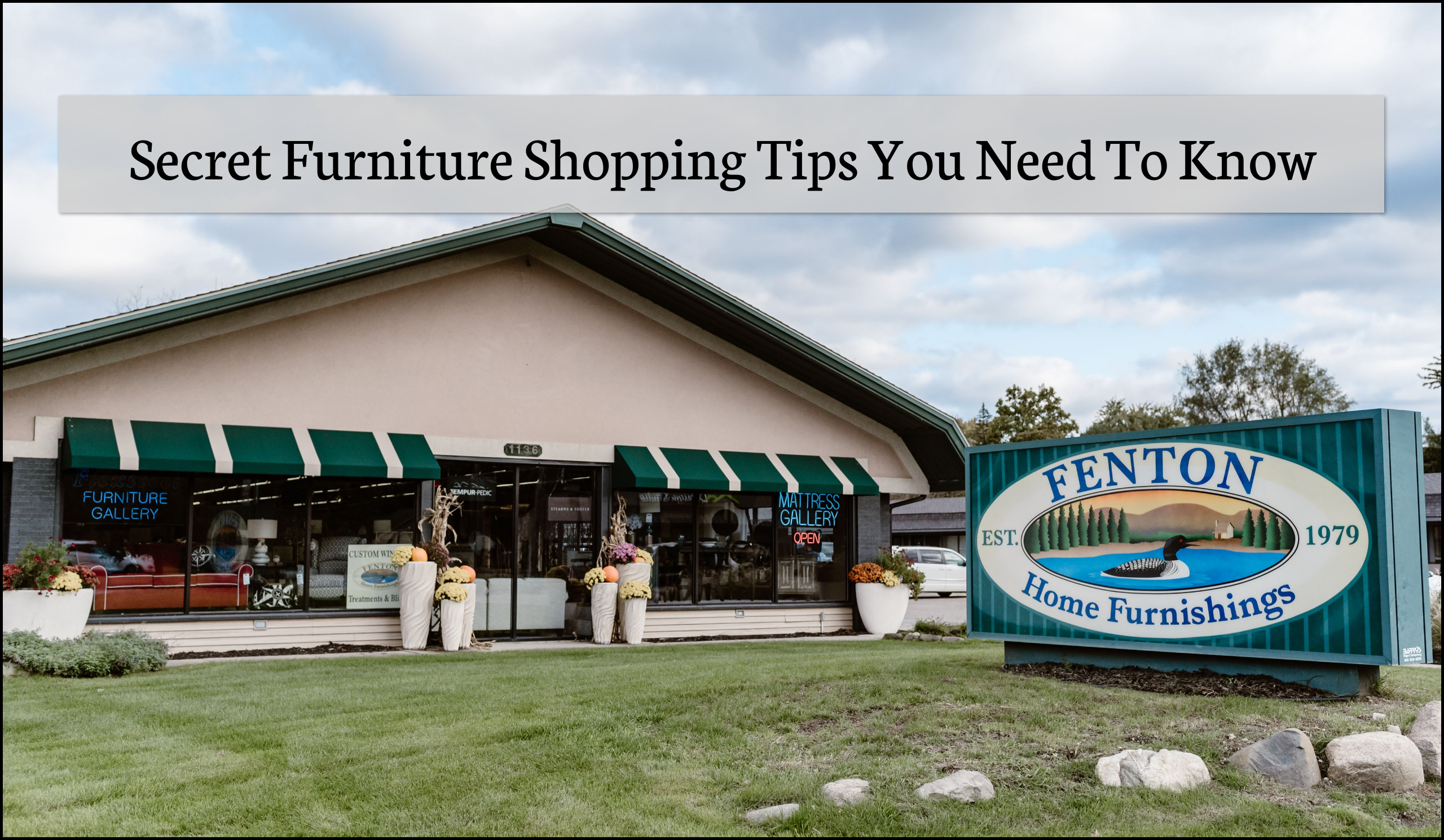 Tips for Shopping At Furniture Stores In MI | Local Amish Furniture