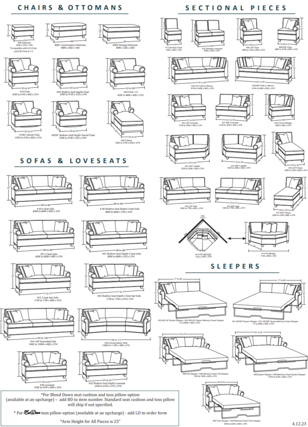 C9 Custom Sectional | Craftmaster Furniture - Image 3