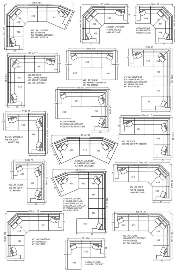 C9 Custom Sectional | Craftmaster Furniture - Image 4