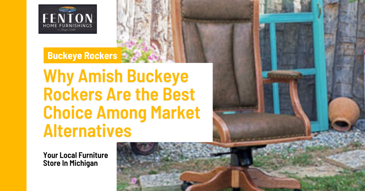 Amish Buckeye Rockers the Best Choice | Fenton Home