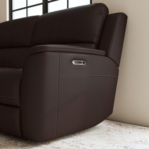 Henry Power Reclining Sectional with Power Headrests & Lumbar - Image 5