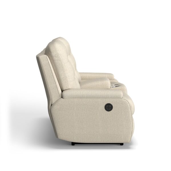 Kerrie Power Reclining Loveseat with Console - Image 4