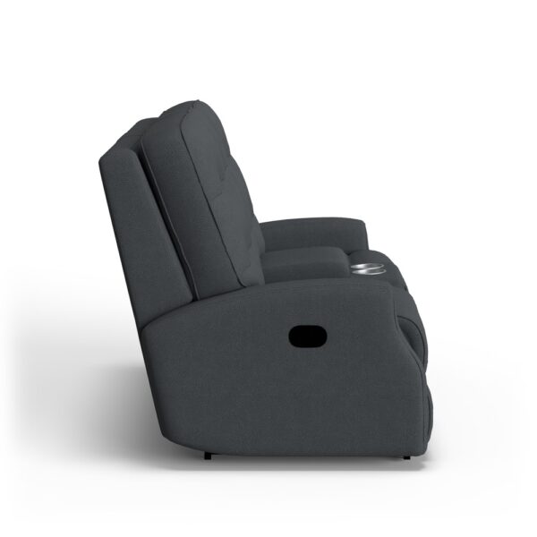 Devon Reclining Loveseat with Console - Image 5