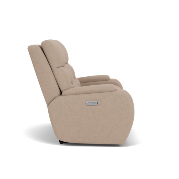 Strait Power Reclining Loveseat with Power Headrests - Image 6