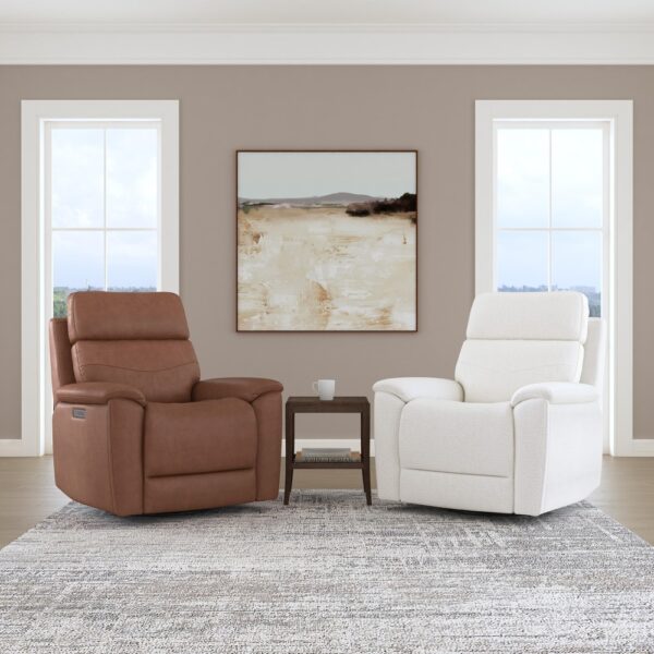 Refined Power Swivel Gliding Recliner with Power Headrest & Lumbar - Image 4