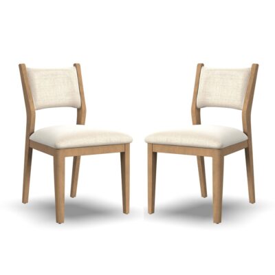 Normandy Pair of Upholstered Dining Chairs