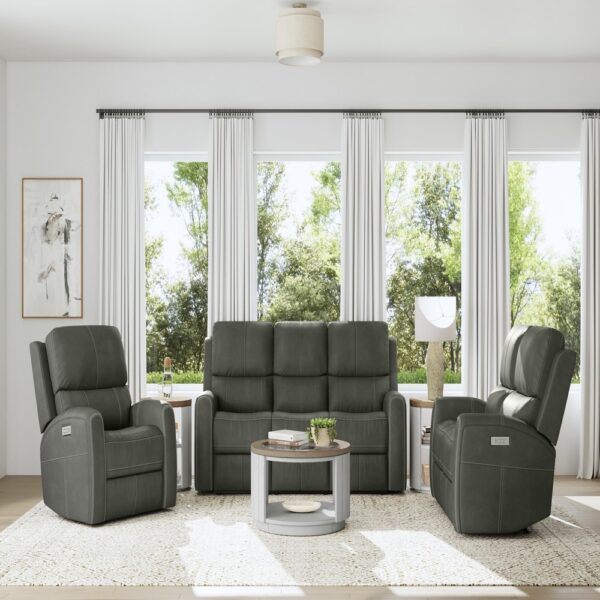 Linden Power Reclining Sofa with Power Headrests & Lumbar - Image 2