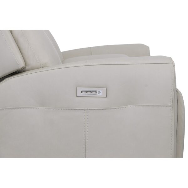 Barnett Power Reclining Loveseat with Console, Power Headrests & Lumbar - Image 3