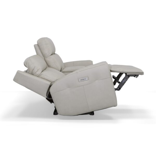 Barnett Power Reclining Loveseat with Console, Power Headrests & Lumbar - Image 6
