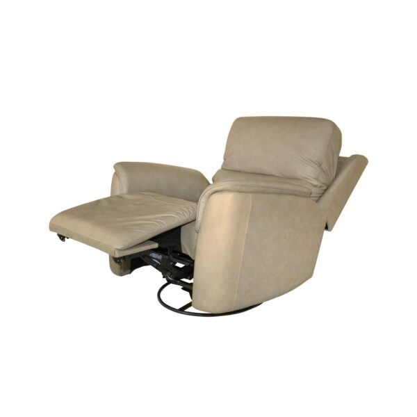 Henry Power Swivel Gliding Recliner with Power Headrest, Lumbar, Heat & Massage - Image 4