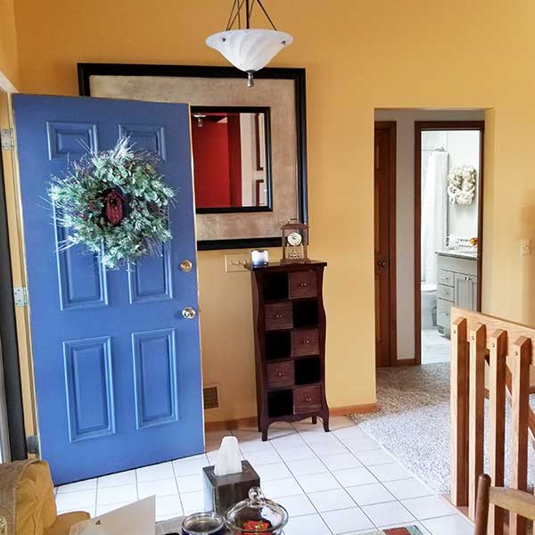 Before Image - Modern Art Entryway View 1 - June 2025