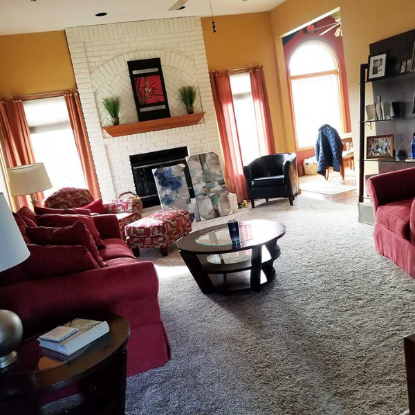 Before Image - Modern Art Living Room View 1 - June 2025