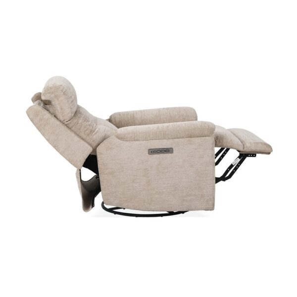 Sophisticated Perfect Match Power Swivel Gliding Recliner with Power Headrest & Lumbar - Image 10