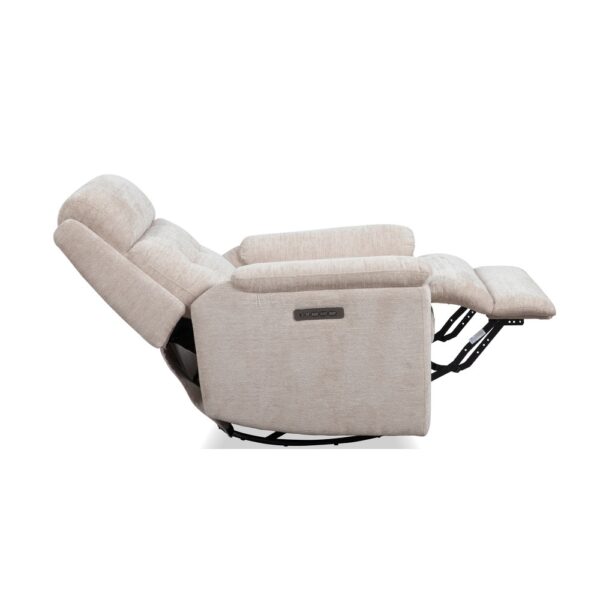 Sophisticated Perfect Match Power Swivel Gliding Recliner with Power Headrest & Lumbar - Image 9
