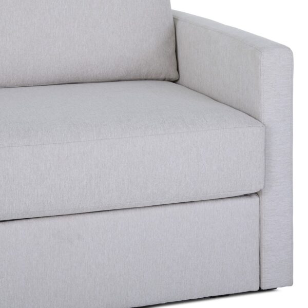 Flex Sofa with Narrow Arm and Storage Ottoman - Image 6