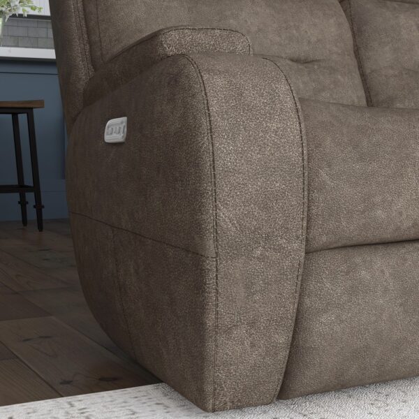 Strait Power Reclining Sofa with Power Headrests - Image 2